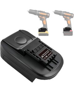 Batteriadapter - DeWalt/Milwaukee 18V för Worx 4-pin elverktyg