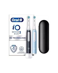 Oral-B iO Series 3 Duo elektrisk tandborste - svart/blå
