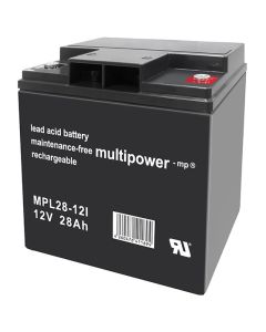 Multipower MPL28-12I långlivat blybatteri 12V - 28Ah