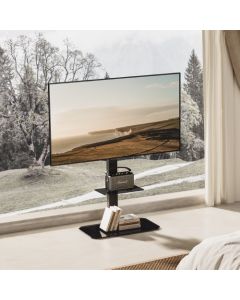 Golvstativ för TV med kabelfäste, 60 kg. 43" - 86"