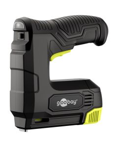 Goobay 2-i-1 sladdlös elektrisk häftpistol - set med klammer och spik