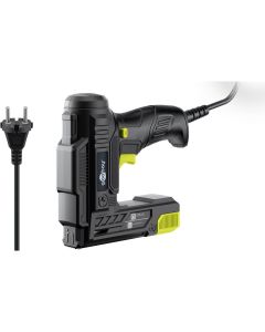 Goobay 2-i-1 elektrisk häftpistol - set med klammer och spik