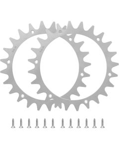 Terränghjul i metall för Yardforce SA500/SA600 och andra robotgräsklippare - 2 st.