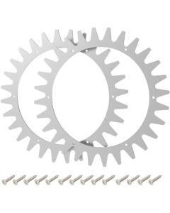 Terränghjul i metall för Yardforce SA/SC/SE/R/MR robotgräsklippare - 2 st.