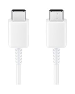 Samsung EP-DA705 USB-C 2.0 till USB-C laddnings- och datakabel, vit, 1m