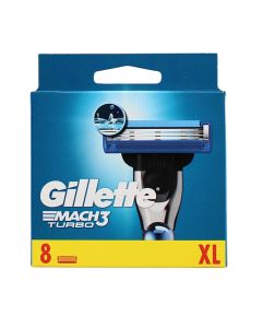 Gillette Mach3 Turbo rakblad - 8 st