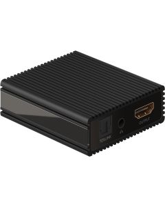 Goobay HDMI-ljudsplitter 4K (HDMI + ljudutgång till stereo/optisk)