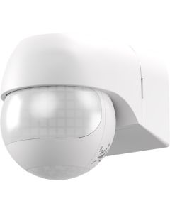Rörelsesensor AP-3 utomhus IP44 - vridbar/tiltbar, 2 linser, vit