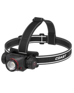 Coast XPH40R uppladdningsbar pannlampa med magnet, färger och röststyrning, 3000 lumen