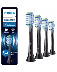 Philips Sonicare HX9044/88 tandborsthuvuden, 4 st - Svart