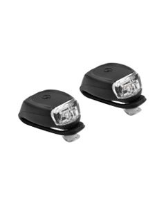 Silikon-LED-cykelbelysningssats inkl. batterier