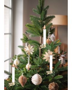 LED-julgransbelysning till Georg Jensen, med fjärrkontroll, 10 st - Vit