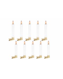 LED julgransljus till Georg Jensen, med fjärrkontroll, 10 st - vit