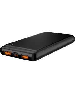 Denver powerbank 10.000 mAh PD22,5W (USB-A/USB-C) - Svart