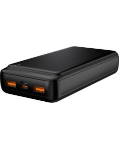 Denver powerbank 20.000 mAh PD22,5W (USB-A/USB-C) - Svart