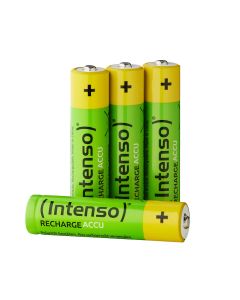 Intenso AAA/HR03 uppladdningsbara batterier 1000 mAh – 4 st