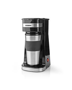 Butler kaffemaskin med enkel servering och resemugg