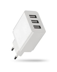 3-polig USB-A-laddare 17W