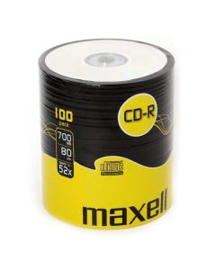 Maxell CD-R 700MB/80 Min. 52x hastighet - 100 st.