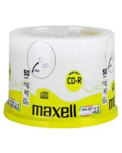 Maxell CD-R 700MB/80 Min. 52x hastighet, utskrivbar - 50 st.