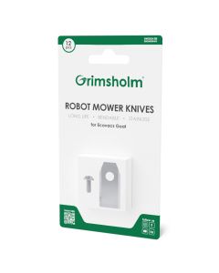 12 knivar för ECOVACS GOAT - rostfritt stål inkl. skruvar