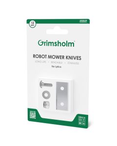 12 knivar för Lyfco - rostfritt stål inkl. skruvar