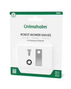 30 knivar för Belrobotics BIGMOW - rostfritt stål inkl. skruvar