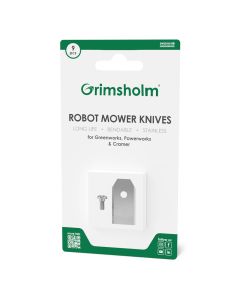 9 blad för Greenworks, Powerworks, Cramer - rostfritt stål inkl. skruvar