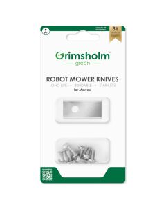 9 knivar för Mowox - rostfritt stål inkl. skruvar