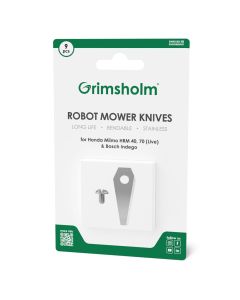 9 knivar för Bosch Indego - rostfritt stål inkl. skruvar