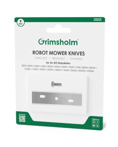 9 knivar för AL-KO Robolinho (E-modeller) - rostfritt stål inkl. skruvar