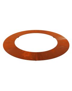 Skyddsring för plantering mot robotgräsklippare, corten, 60/90cm