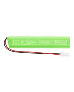 PowerSonic 7,2 V 2000 mAh Ni-MH-batteri för nödbelysning