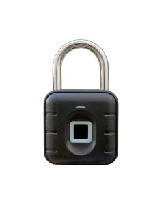 Hänglås med fingeravtryck