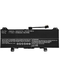 Batteri för HP 47.30Wh 7.7V 6150mAh