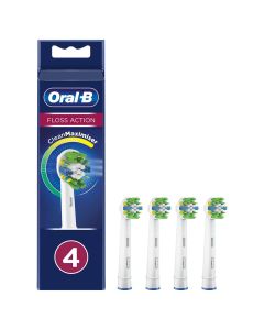 Oral-B FlossAction tandborsthuvuden – 4 st. (vit)