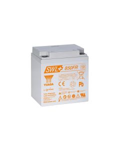 Yuasa SWL+850-12FR Blybatteri (Flamskyddad låda)