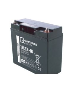 Q-Batteries 12LSX-18 12V 18,2Ah AGM-batteri med 10 års livslängd