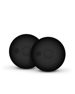 Housegard Luma trådlös brandvarnare inkl. 10 års batteri - Svart - 2 st.