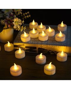 24 LED värmeljus - Vit