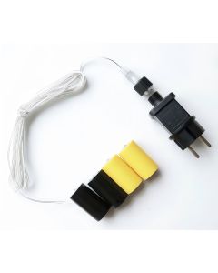 C-batteriadapter - ersätt 2-3 C-batterier med ström
