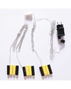 AA-batteriadapter 3-pack - ersätter upp till 9 AA-batterier