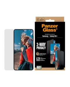 PanzerGlass® 2-vägs integritetsskärmskydd Samsung S26 Plus | EasyAligner