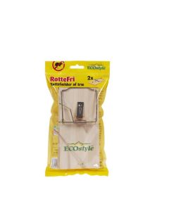 Råttfälla trä - 2 st