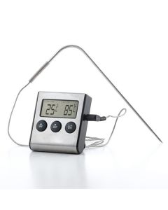 Stektermometer 0-250°C - digital display och timer