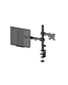 Monitorfäste 17-27" - flexarm med hållare för bärbar dator