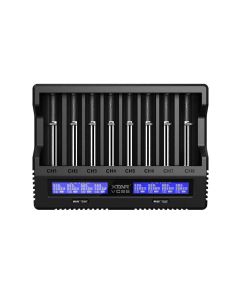 Xtar VC8S laddare för 8 Li-ion- och NiMH-batterier