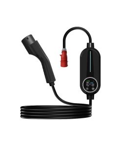 Bärbar typ 2-laddare för elbil - 16A - 11kW - 5m (Type B RCD)