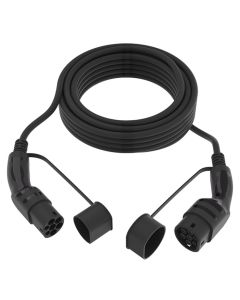 Type 2 Ladekabel til elbil - 11kW 5m, incl. Taske, sort