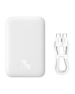 Baseus Powerbank 6.000 mAh, inkl. USB-C-kabel, magnetiskt fäste